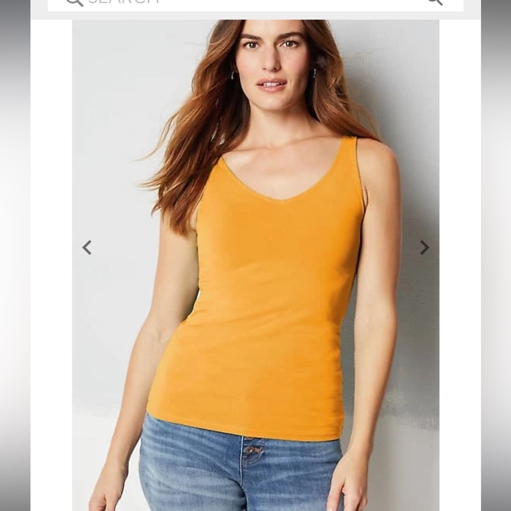 J Jill perfect‎ recordable tank gold